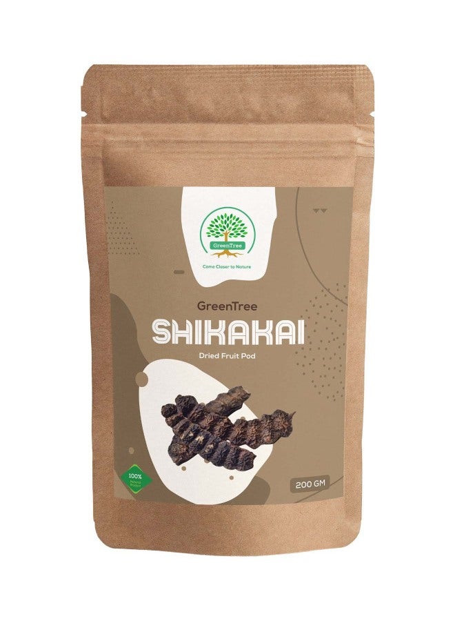 Shikakai Whole Dried Fruit Pod 200grams