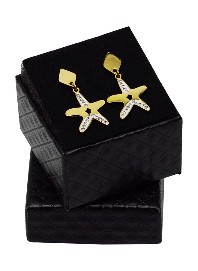 Stainless Steel Starfish Shaped Earrings