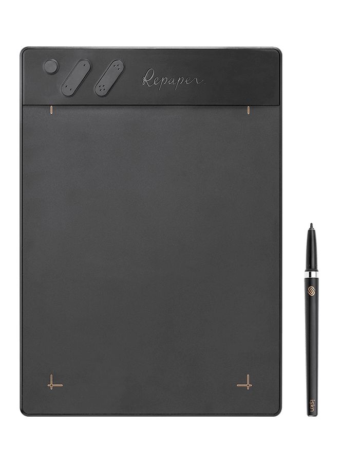 ISKN Repaper Pencil And Paper Graphic Tablet With 8192 Pressure Levels Grey