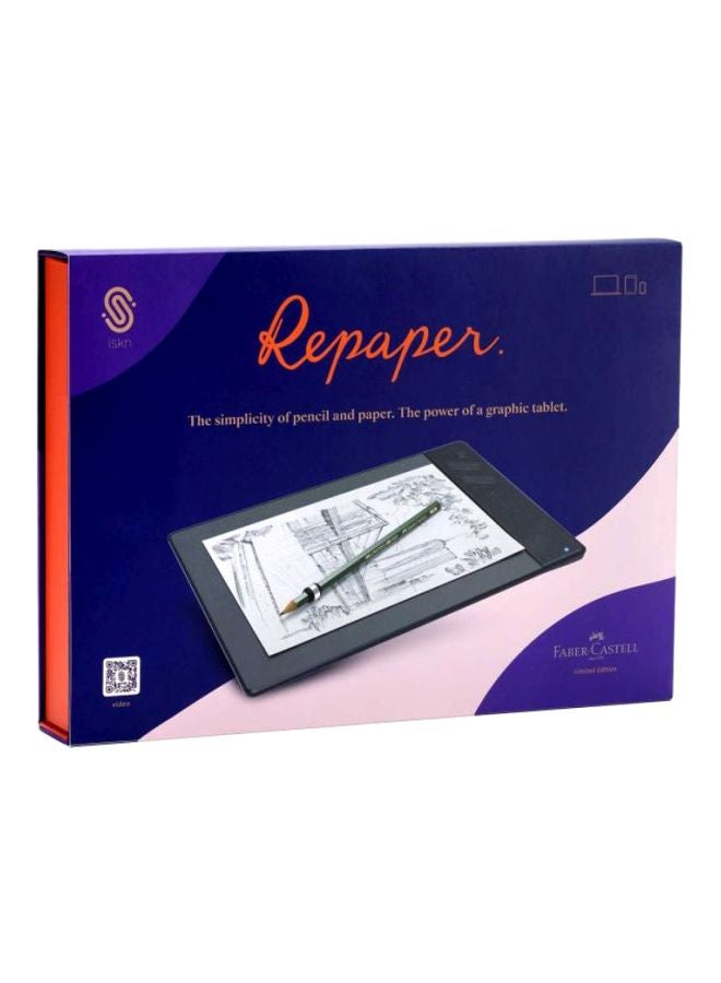 ISKN - Repaper Pencil And Paper Graphic Tablet With 8192 Pressure Levels Grey - Image 1