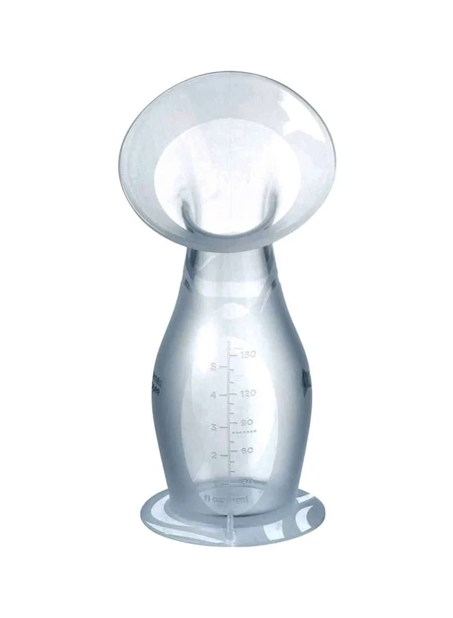 tommee tippee MadeFor Me Manual Silicone Breast Pump And Let-Down Catcher With Steriliser Bag