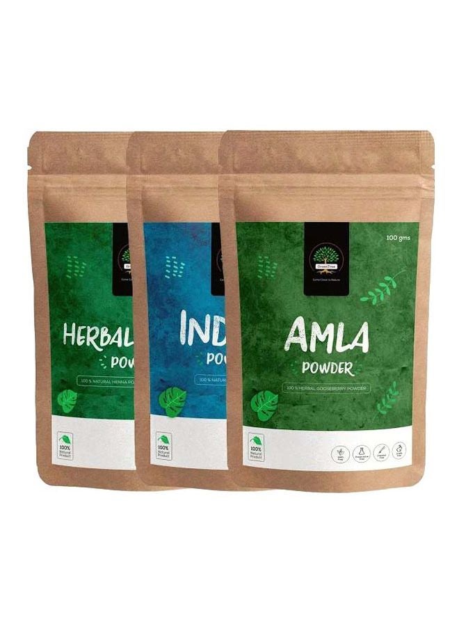 حناء من الأملج ومسحوق النيلة من هيربال 3x100جرام