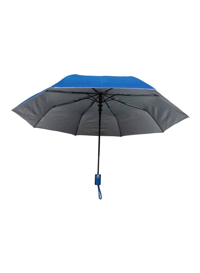 Hello 3-Fold UV Protected Autoamtic Umbrella Blue - Image 1