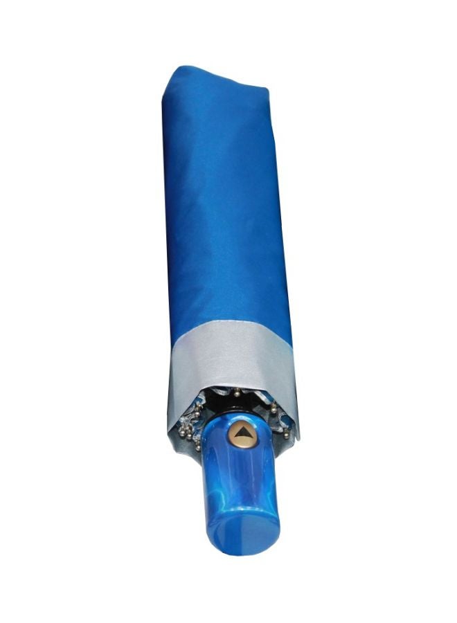 Hello 3-Fold UV Protected Autoamtic Umbrella Blue - Image 2