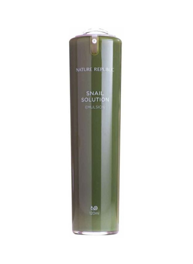 NATURE REPUBLIC - Snail Solution Anti Ageing Emulsion 120ml - Image 1