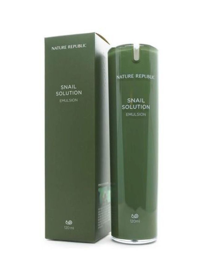 NATURE REPUBLIC - Snail Solution Anti Ageing Emulsion 120ml - Image 1