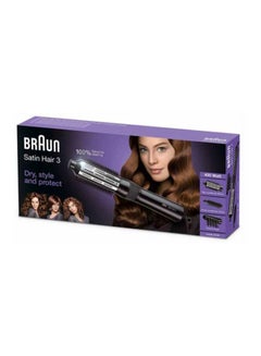 BRAUN 3 In 1 Dry, Style And Protect Hair Styler Set AS330 Black/Silver  - Image 5