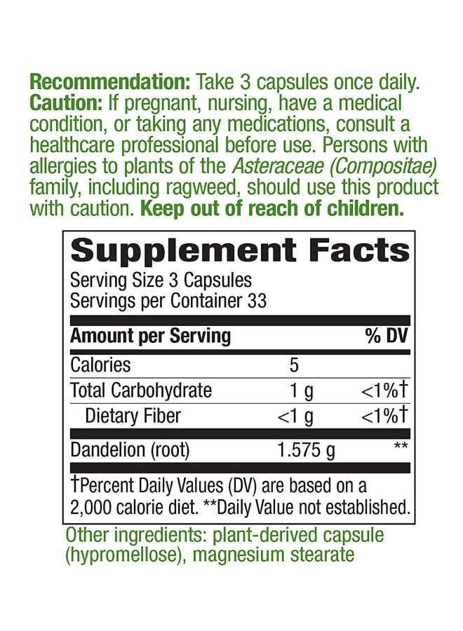 Nature's Way Dandelion Root Capsules - Image 4