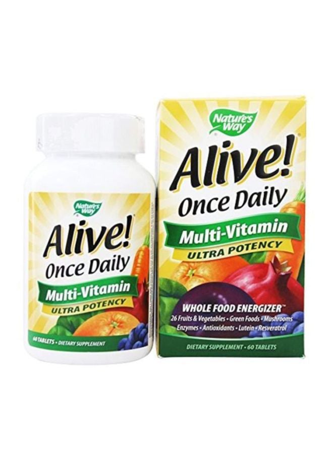 Nature's Way - Pack Of 2 Alive Ultra Potency Multi-Vitamin - 120 Tablets - Image 1