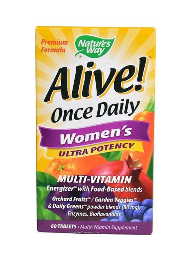 Nature's Way - Pack Of 2 Alive Ultra Potency Multi-Vitamin - 120 Tablets - Image 1