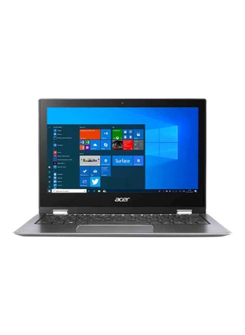 Spin Convertible 2-In-1 Laptop With 11.6-Inch Display, Celeron Processor/4GB RAM/64GB Flash Memory/Intel HD Graphics Steel Grey Steel Grey