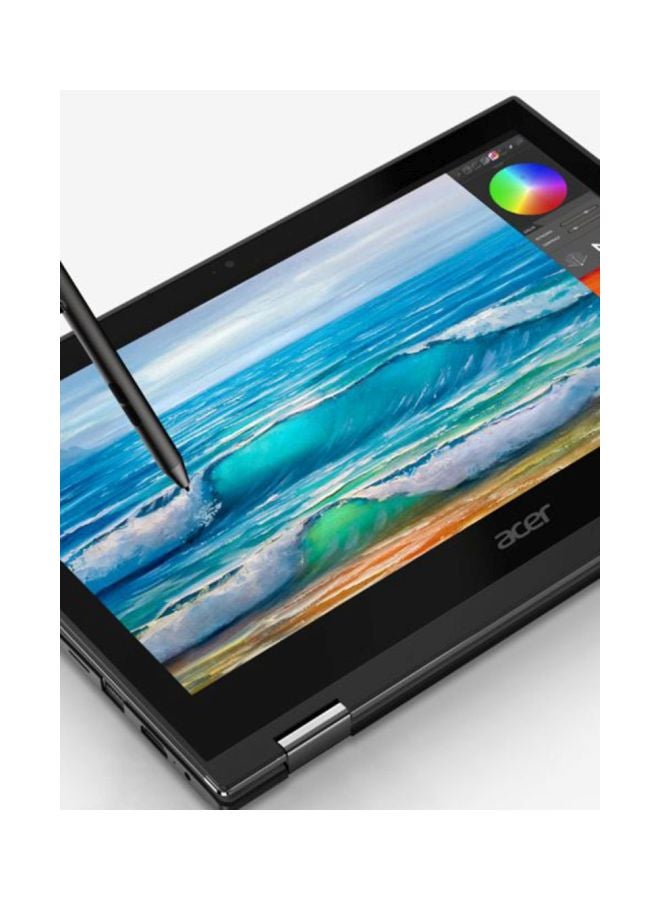 Spin Convertible 2-In-1 Laptop With 11.6-Inch Display, Celeron Processor/4GB RAM/64GB Flash Memory/Intel HD Graphics Steel Grey Steel Grey