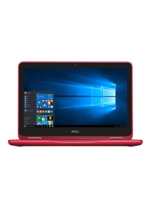 Inspiron 11 3185 2-In-1 Laptop With 11.6-Inch Display, a9x Processor/4GB RAM/500GB HDD/Integrated Graphics Red