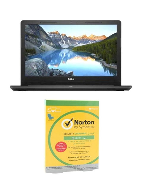 Inspiron 15 3582 Laptop With 15.6-Inch Display, Celeron Processor/4GB RAM/500GB HDD/Intel UHD Graphics 600 With Free 3 Years Norton Security Subscription Black Black
