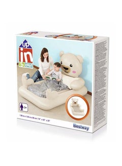 Bestway Dreamchaser Airbed Teddy Bear 26-67712 Beige/Black/Pink  - Image 4