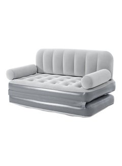 Multi-Max Couch With Sidewinder Ac Air Pump Grey 1.88x1.52x0.64meter