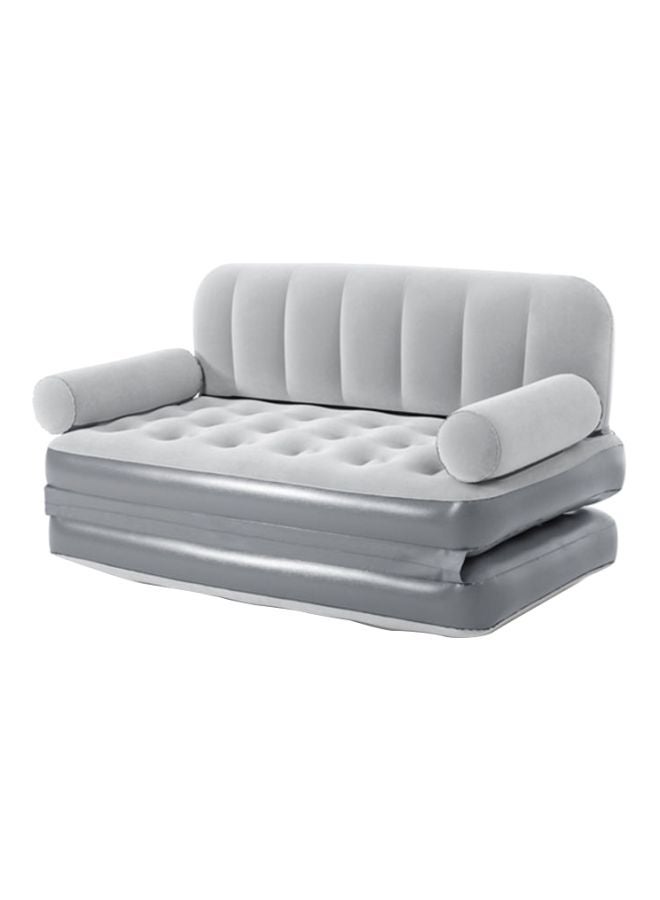 Bestway - Multi-Max Couch With Sidewinder Ac Air Pump Grey 1.88x1.52x0.64meter - Image 1