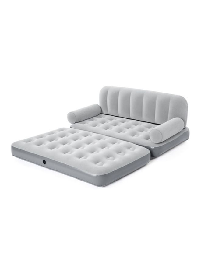 Bestway - Multi-Max Couch With Sidewinder Ac Air Pump Grey 1.88x1.52x0.64meter - Image 1