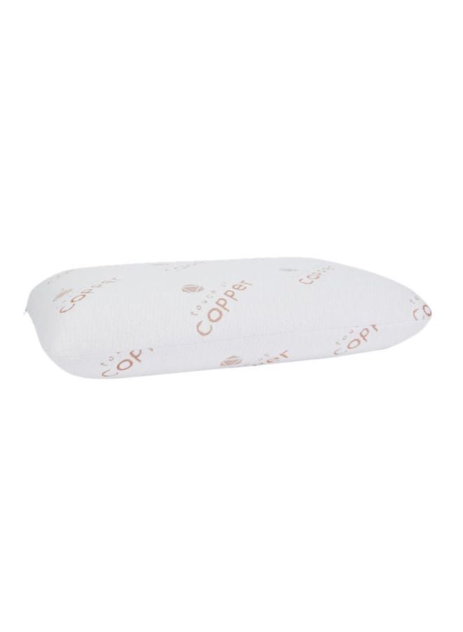 Essence Copper Infused Memory Foam Pillow polyester White 60 x 13 x 40cm