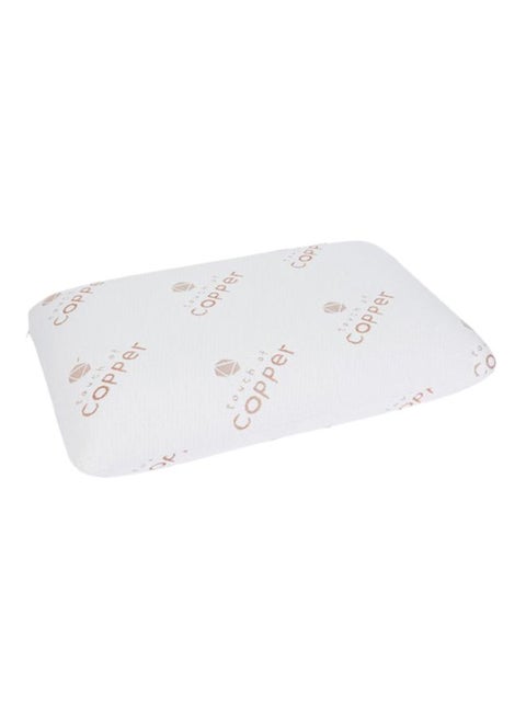 Essence Copper Infused Memory Foam Pillow polyester White 60 x 13 x 40cm