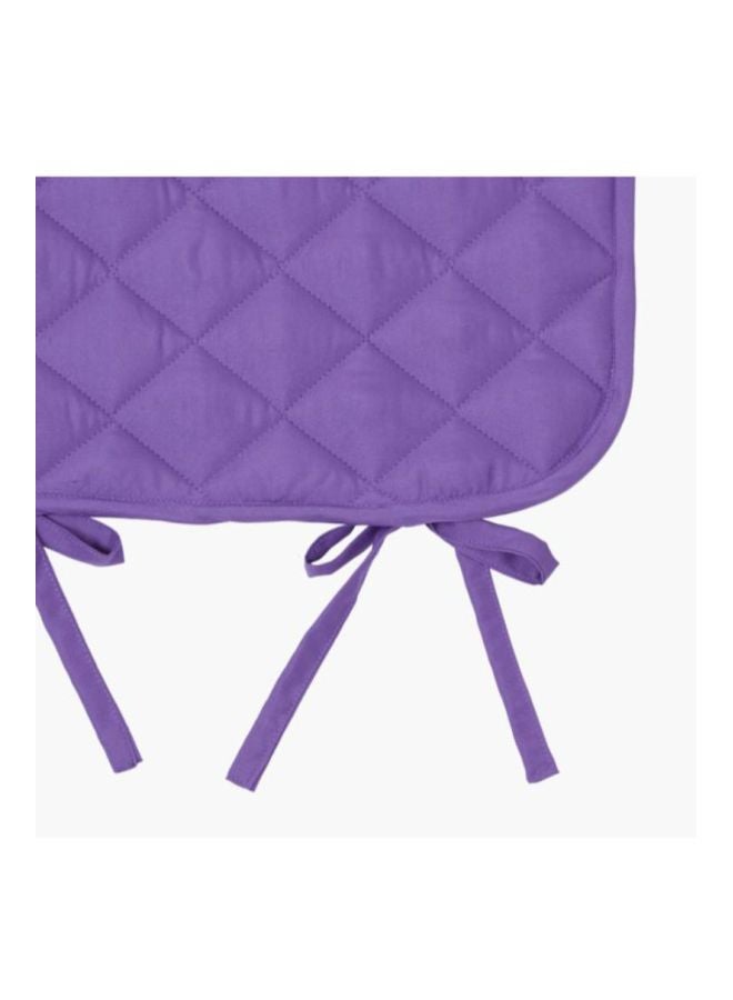 هوم بوكس وسادة مقعد واحدة مبطّنة بربطة وبنمط أشكال ماسية أرجواني 40x40سم - Image 2