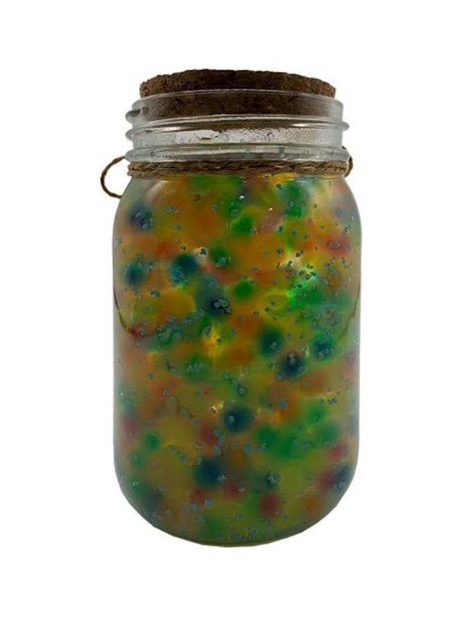 MARGOUN - Jelly Water Beads Pickle Jar Style Vase Multicolour 19cm - Image 1