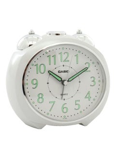 CASIO Table Quartz Alarm Clock White  - Image 1