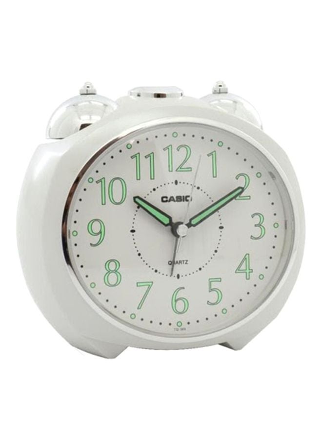 CASIO - Table Quartz Alarm Clock White - Image 1