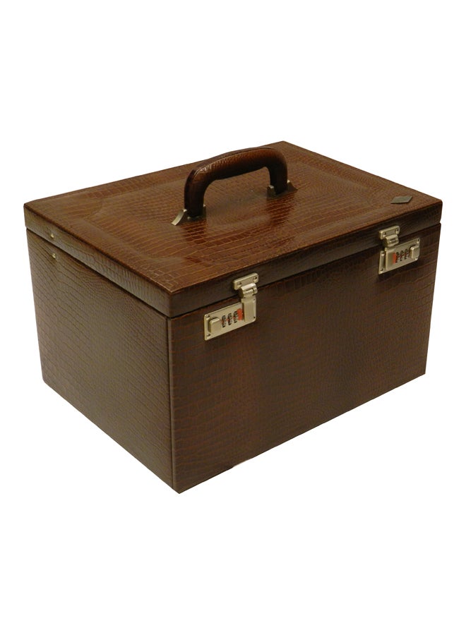 LAVERI LEATHER Leather Designer Big Jewellery Box  - Image 2