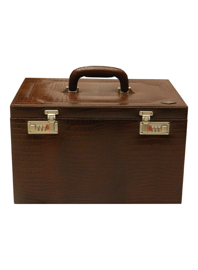 LAVERI LEATHER Leather Designer Big Jewellery Box  - Image 4