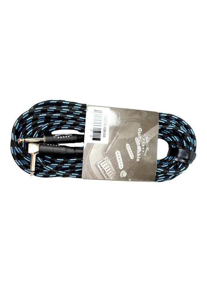 Mike Music Right-Angle Guitar Instrument Cable - Image 1