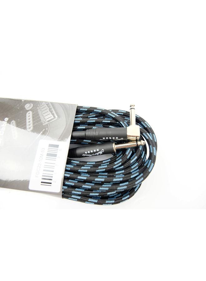 Mike Music Right-Angle Guitar Instrument Cable - Image 3