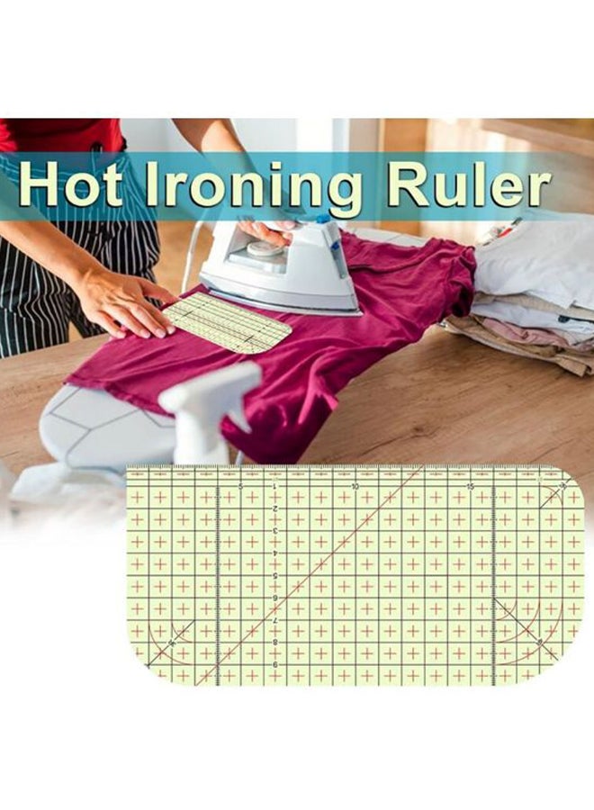 SAPU Hot Ironing Ruler Yellow/Red/Black 20x10cm - Image 5