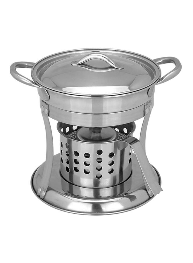 موقد كحول من الإستانلس ستيل. 21.5x18سم - Image 1