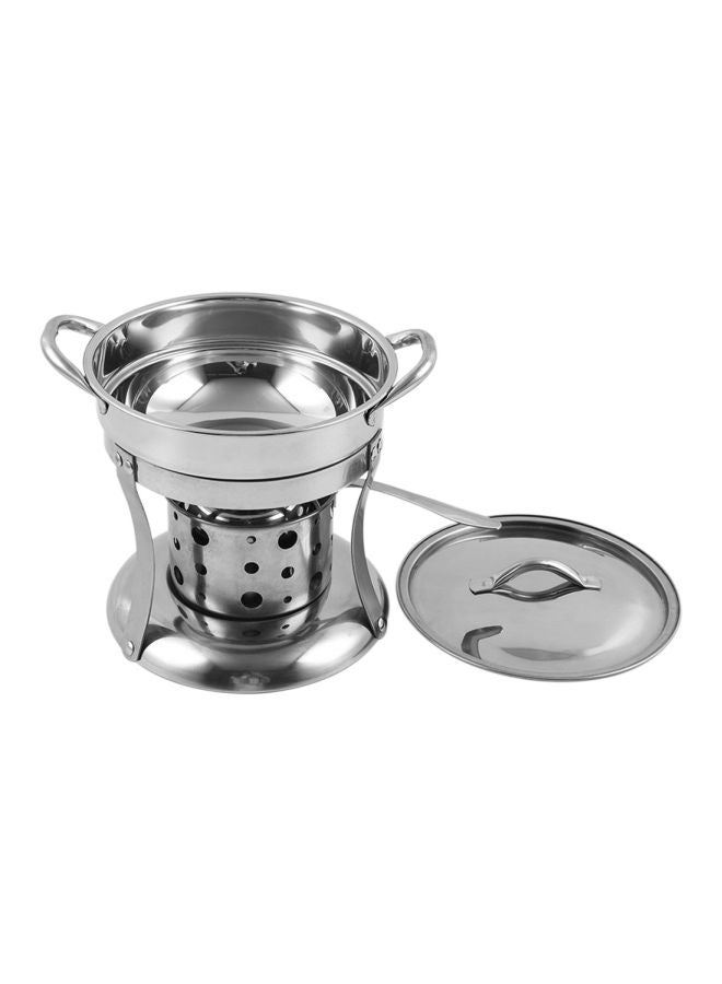 موقد كحول من الإستانلس ستيل. 21.5x18سم - Image 2