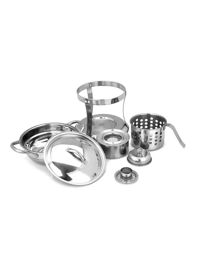 موقد كحول من الإستانلس ستيل. 21.5x18سم - Image 5