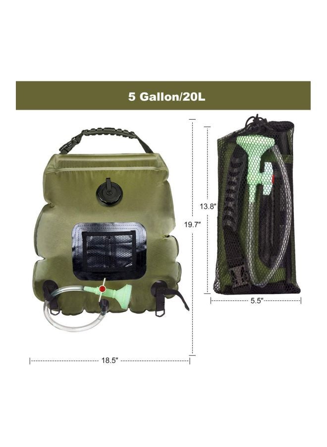Generic Portable Outdoor Solar Hot Shower Bag 19.7x18.5inch  - Image 5