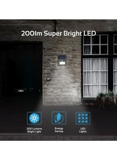 PROMATE Solar Powered Pathway Lights 3 Black 10.7centimeter  - Image 3