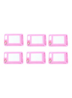 Generic 6-Piece Magic Drawing Board With Pen Pink/White  - Image 1