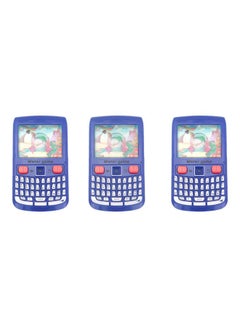 3-Piece Mobile Shaped Handheld Water Ring Game Toys 33x4.5x19.5cm