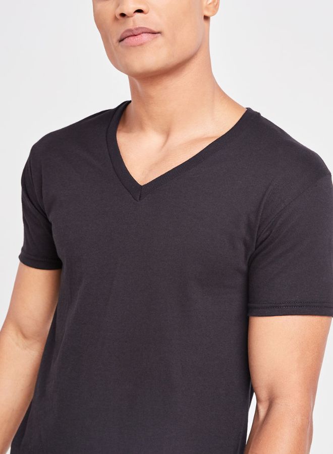 Hanes Pack Of 3 Ultimate Comfort T-Shirts Assorted Color/Print  - Image 3