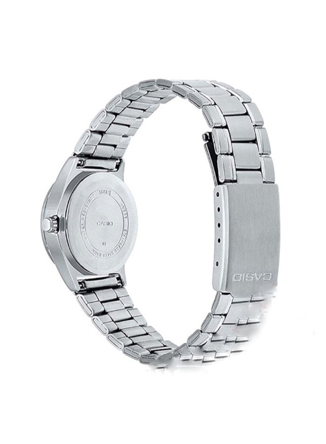 CASIO - Stainless Steel Analog Watch LTP-V006D-1B2UDF - 25 mm - Silver - Image 1