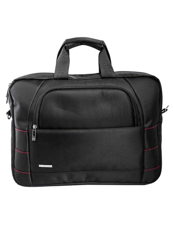 L'avvento Business Messenger Laptop Bag Fits 15.6 Inches Black/Red - Image 1