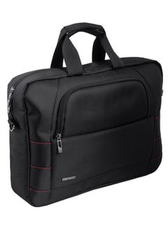 Business Messenger Laptop Bag Fits 15.6 Inches Black/Red - v1596908145/N38996140A_3