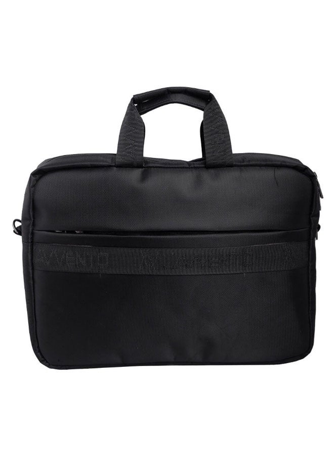 L'avvento Business Messenger Laptop Bag Fits 15.6 Inches Black/Red - Image 2