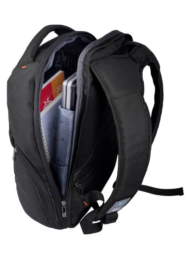 L'avvento Anti-Theft Laptop Backpack 15.6 Inches Black/Yellow  - Image 3