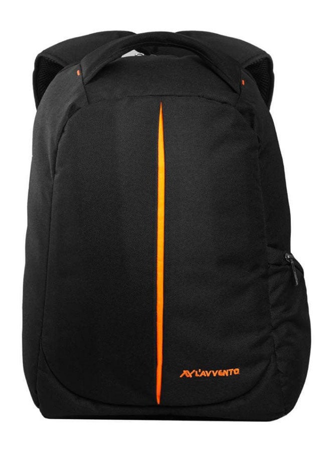 L'avvento Anti-Theft Laptop Backpack 15.6 Inches Black/Yellow  - Image 1