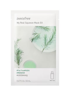 innisfree My Real Squeeze Sheet Mask EX Tea Tree 20ml 