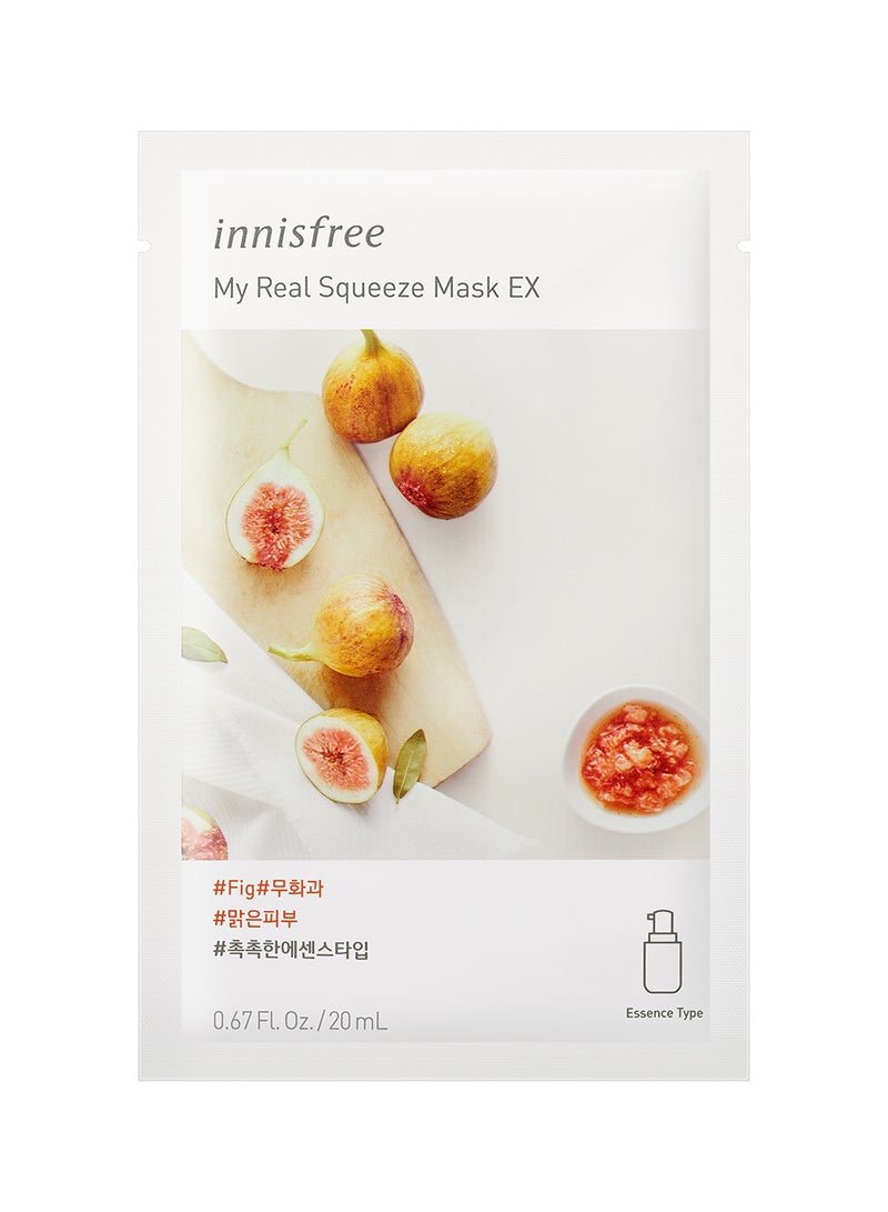 innisfree - My Real Squeeze Sheet Mask EX Fig 20ml - Image 1