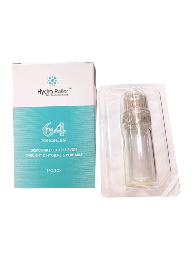 hydra - 64 Micro Needle Derma Roller Skin Care Device Clear 0.5mm - Image 1